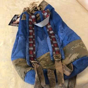 Old Cotton Bags Satchel Bag Old World Handmade Bag Vintage Look Cotton Cargo